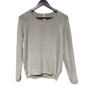 Skovhuus Women's Sweater Organic Cotton Textured Long Sleeve Size Small